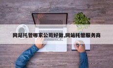 网站托管哪家公司好做,网站托管服务商